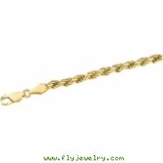 14K Yellow 20 INCH DIAMOND CUT ROPE CHAIN (REPLACING CH515) Diamond Cut Rope Chain