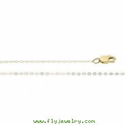 14K Yellow 20 INCH Lasered Titan Gold Curb Chain