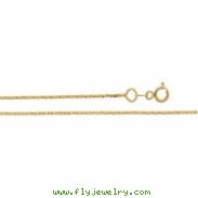 14K Yellow 20 INCH Twisted Wheat Chain