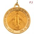 14K Yellow 29.00 MM Miraculous Medal