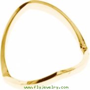 14K Yellow BAND African Wedding Band