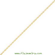 14K Yellow Gold 0.8mm Lite-Baby Rope Chain