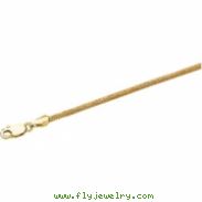 14K Yellow Gold 18 Inch Natural Leather Chain