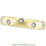 14K Yellow Gold .22ct Diamond Fashion Pave Ring