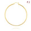 14K Yellow Gold 2x52mm Classic Hoops