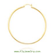 14K Yellow Gold 2x52mm Classic Hoops