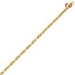 14K Yellow Gold 3.25mm Polished Fancy Link Bracelet