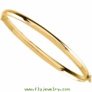 14K Yellow Gold Bangle Bracelet