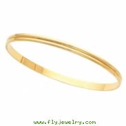 14K Yellow Gold Bangle Bracelet