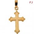 14K Yellow Gold Childs Cross Pendant