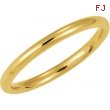 14K Yellow Gold Comfort Fit Band