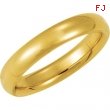 14K Yellow Gold Comfort Fit Band