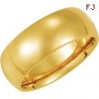 14K Yellow Gold Comfort Fit Band