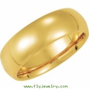 14K Yellow Gold Comfort Fit Band