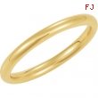 14K Yellow Gold Comfort Fit Band