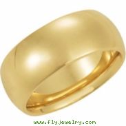 14K Yellow Gold Comfort Fit Band