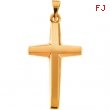 14K Yellow Gold Cross Pendant