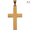 14K Yellow Gold Cross Pendant