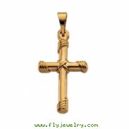 14K Yellow Gold Cross Pendant