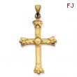 14K Yellow Gold Cross Pendant