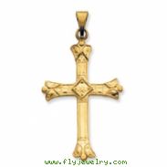 14K Yellow Gold Cross Pendant