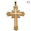 14K Yellow Gold Cross Pendant