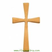 14K Yellow Gold Cross Pendant