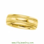 14K Yellow Gold Design Band