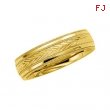 14K Yellow Gold Design Band