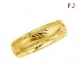 14K Yellow Gold Design Band