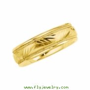 14K Yellow Gold Design Band