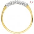 14K Yellow Gold Diamond Band