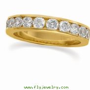 14K Yellow Gold Diamond Band