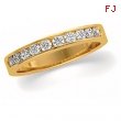 14K Yellow Gold Diamond Band