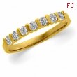 14K Yellow Gold Diamond Band