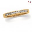 14K Yellow Gold Diamond Band