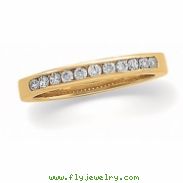 14K Yellow Gold Diamond Band