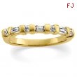 14K Yellow Gold Diamond Band