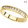 14K Yellow Gold Diamond Band