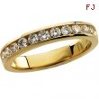 14K Yellow Gold Diamond Band