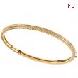 14K Yellow Gold Diamond Bangle Bracelet