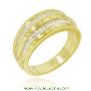 14K Yellow Gold Diamond Ring