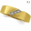 14K Yellow Gold Diamond Wedding Band