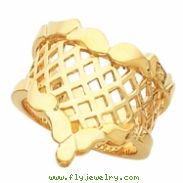 14K Yellow Gold Fashion Band