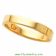 14K Yellow Gold Flat Band