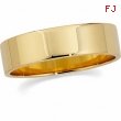 14K Yellow Gold Flat Band