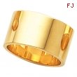 14K Yellow Gold Flat Band