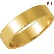 14K Yellow Gold Flat Band