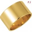 14K Yellow Gold Flat Band