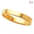 14K Yellow Gold Flat Band